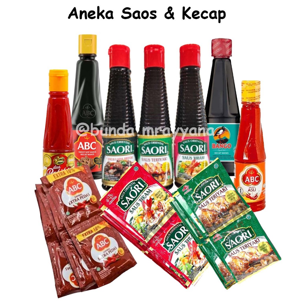 

[add-sembako] Aneka Kecap Saus Tiram Saos Botol