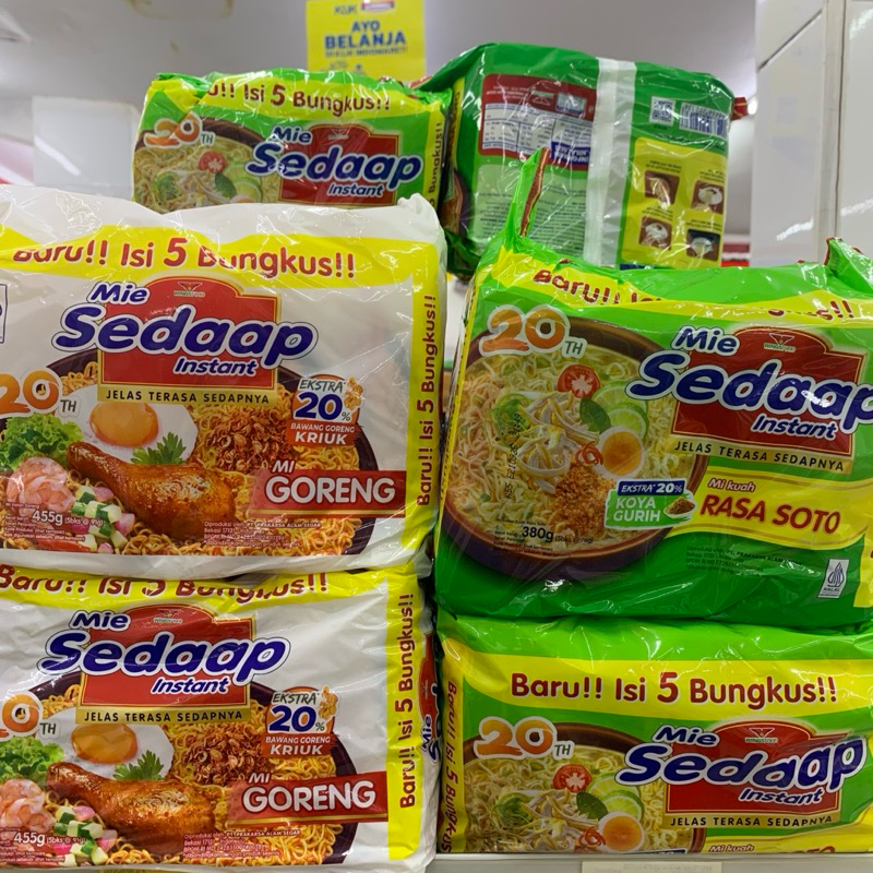 

Sedaap Mie Goreng Kuah Isi 5 Pcs