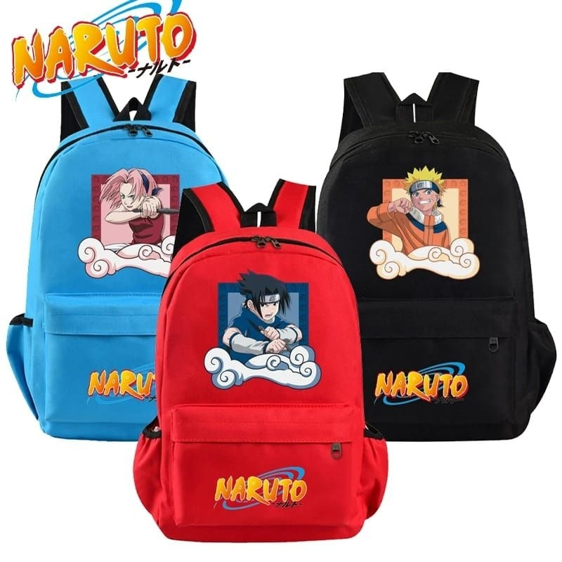 Tas Distro - Tas Anak Sekolah Laki - Laki SD TK Anime Naruto/One Piece Kartun Populer