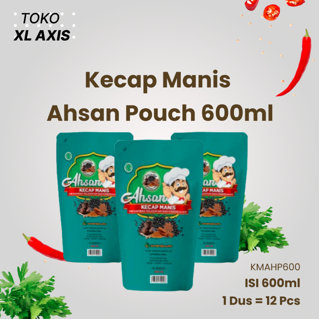 

Kecap Manis Ahsan Pouch 600ml