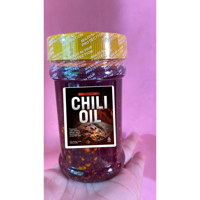

CHILI OIL 125GR - CHILI OIL, CABE OLAHAN - BUMBU PEDAS MAKANAN - BY FIRR BOCI WONOREJO