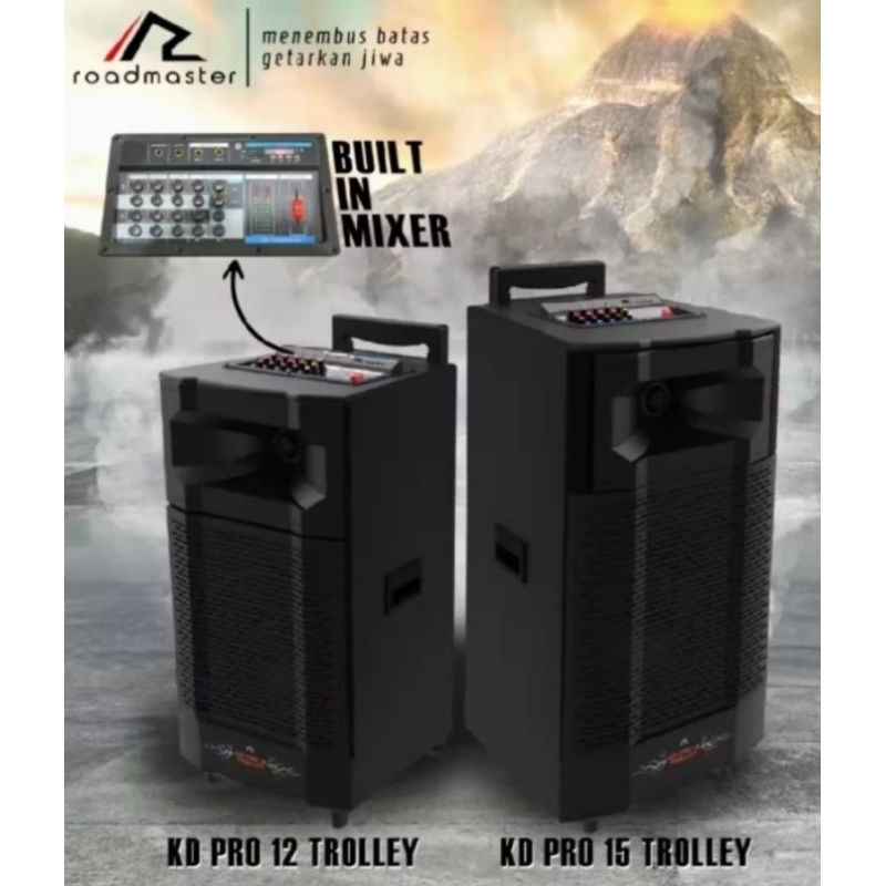 Portable Wireless Meeting Roadmaster KD-PRO12 Trolley | Amplifier speaker PRO 12