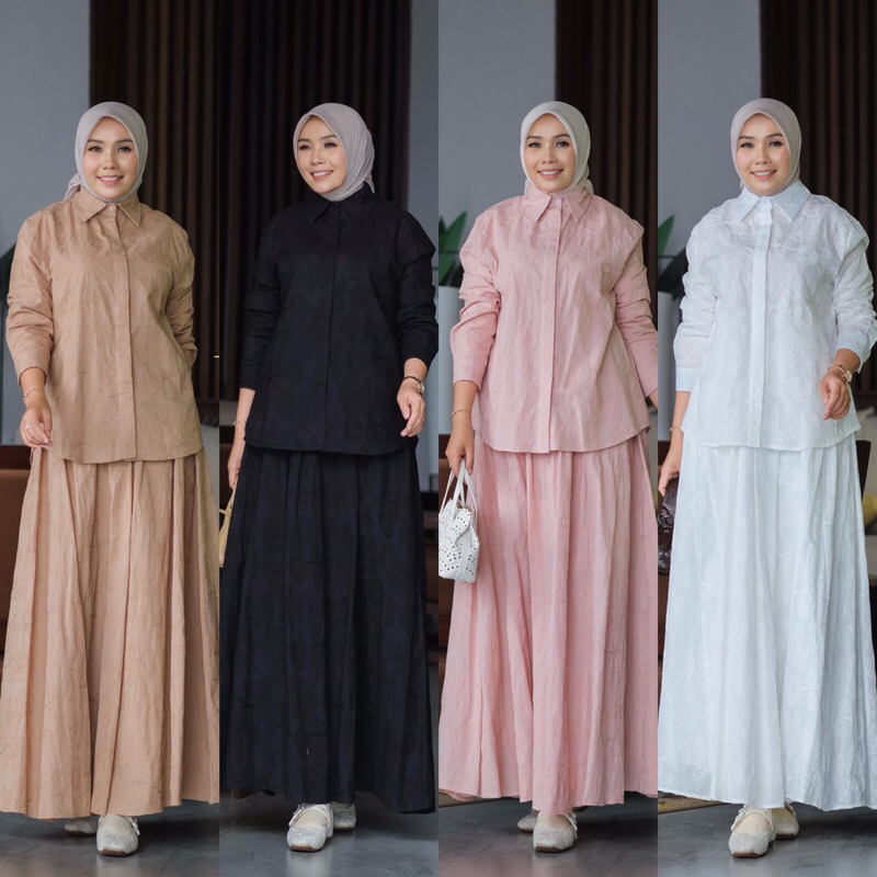 TALIA SET ROK KATUN RUBY PREMIUM ORI BY DLOVE