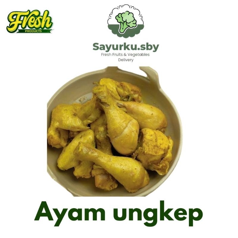 

Sayurku.sby (bisa kirim instan) Ayam Ungkep /Tahu tempe/dada/sayap/empela/paha