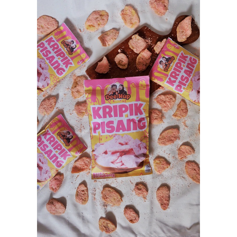 

[25 - 100 gr] KERIPIK PISANG STRAWBERRY ⭐️ BEST SELLER