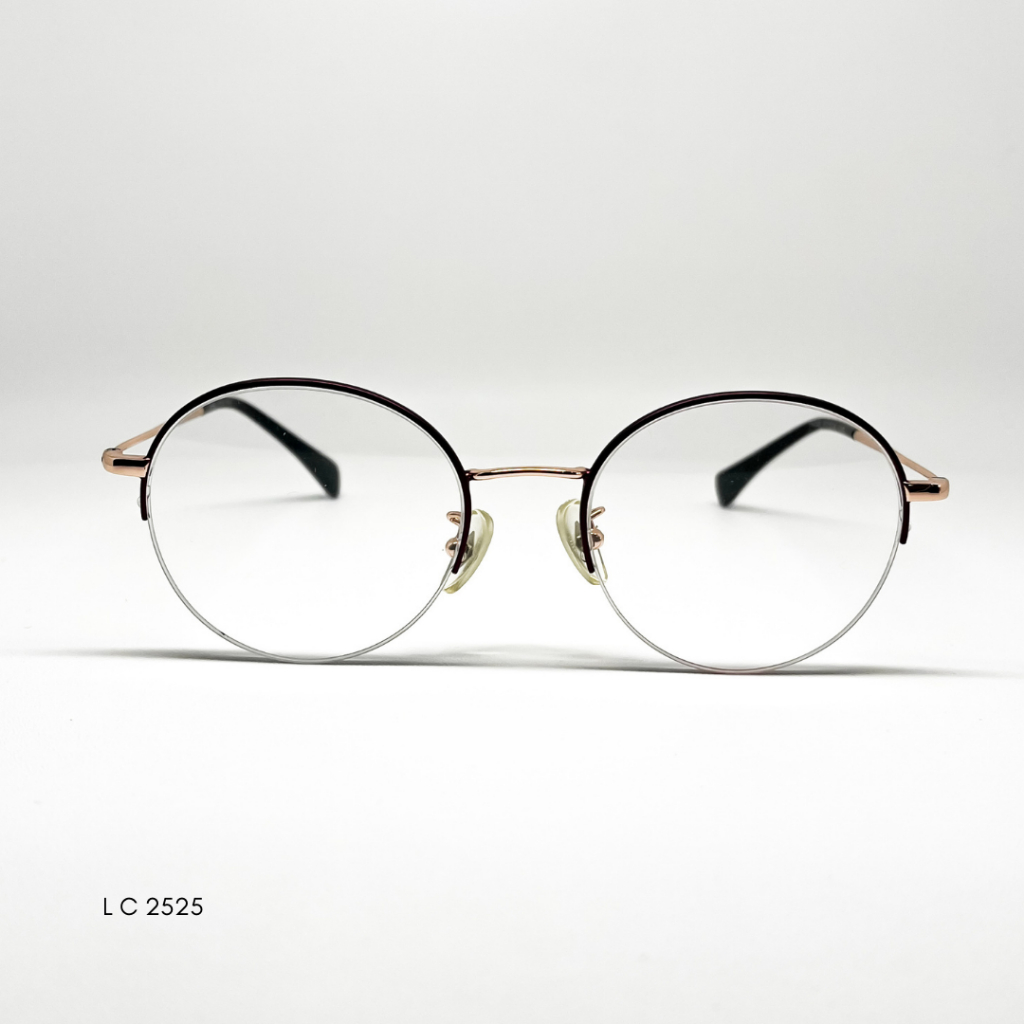 SuperEye Optic - Paket Bundling Frame + Lensa Kacamata LEE COOPER 2525 FSMU kacamata half frame oval