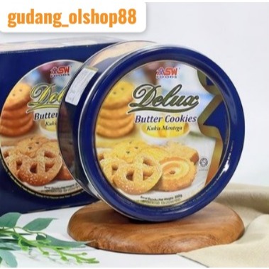 

[GOS] ASW Foods Delux Butter Cookies 350g/Kukis Mentega/Biskuit Kaleng Murah
