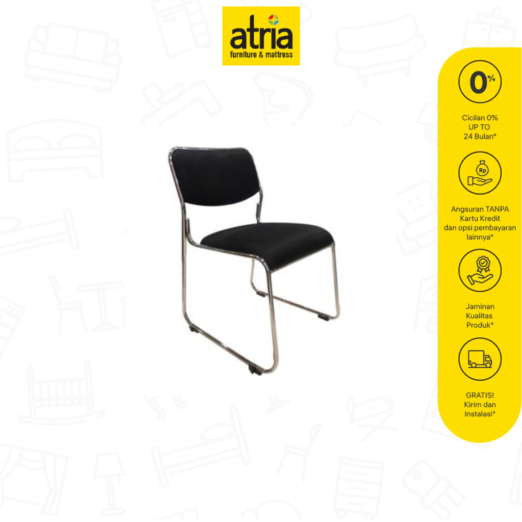 Atria Kursi Kantor Kursi Belajar Minimalis Atria Teclat With Hook