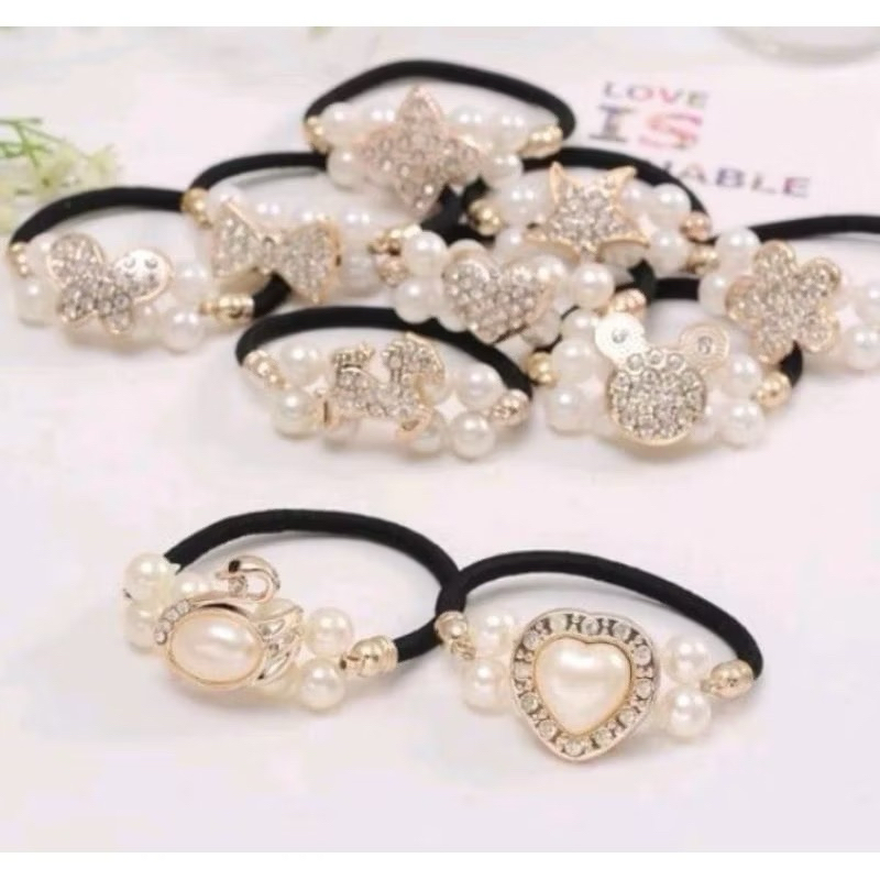 IKAT RAMBUT MUTIARA KOREA | IKAT RAMBUT KOREA | IKAT RAMBUT MUTIARA