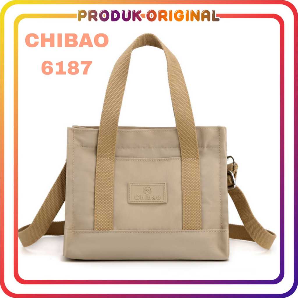 Chibao - Tas selempang wanita chibao 6187 nilon waterproof tas wanita tas selempang