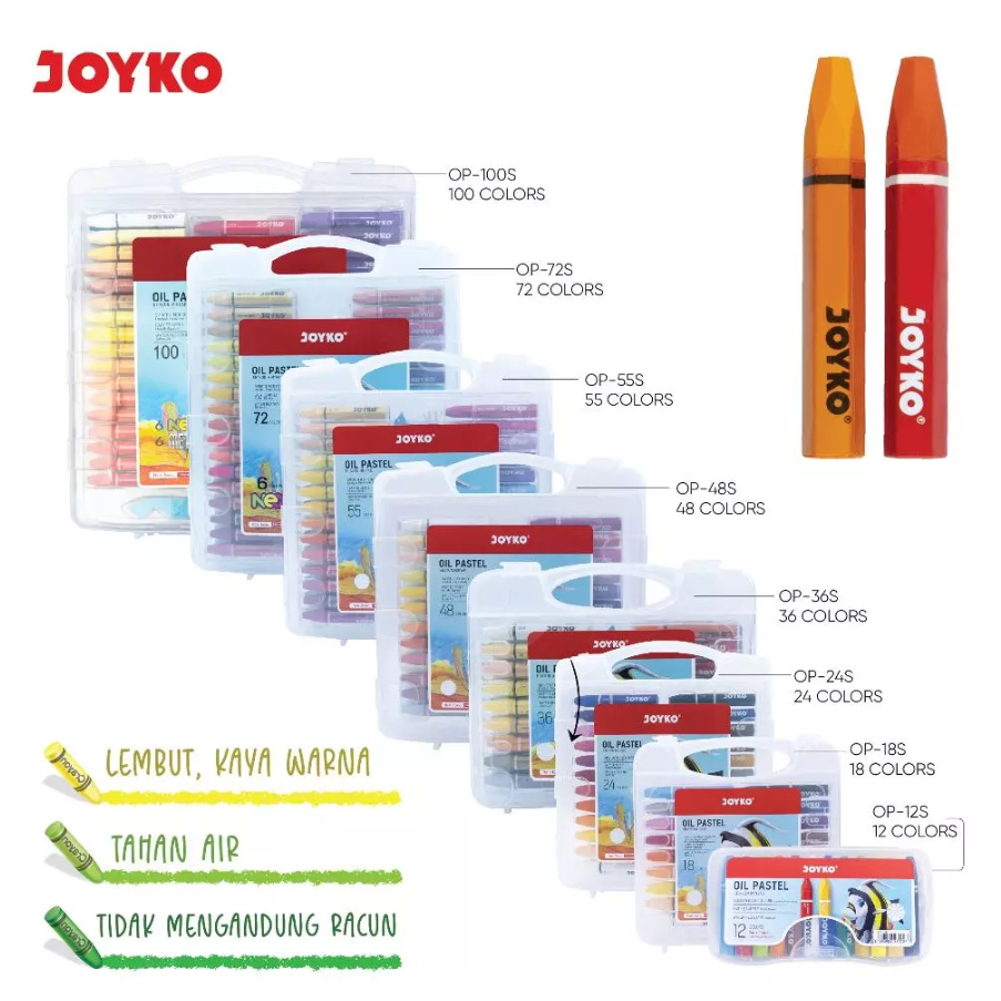 

Joyko - Crayon Krayon Minyak Oil Pastel
