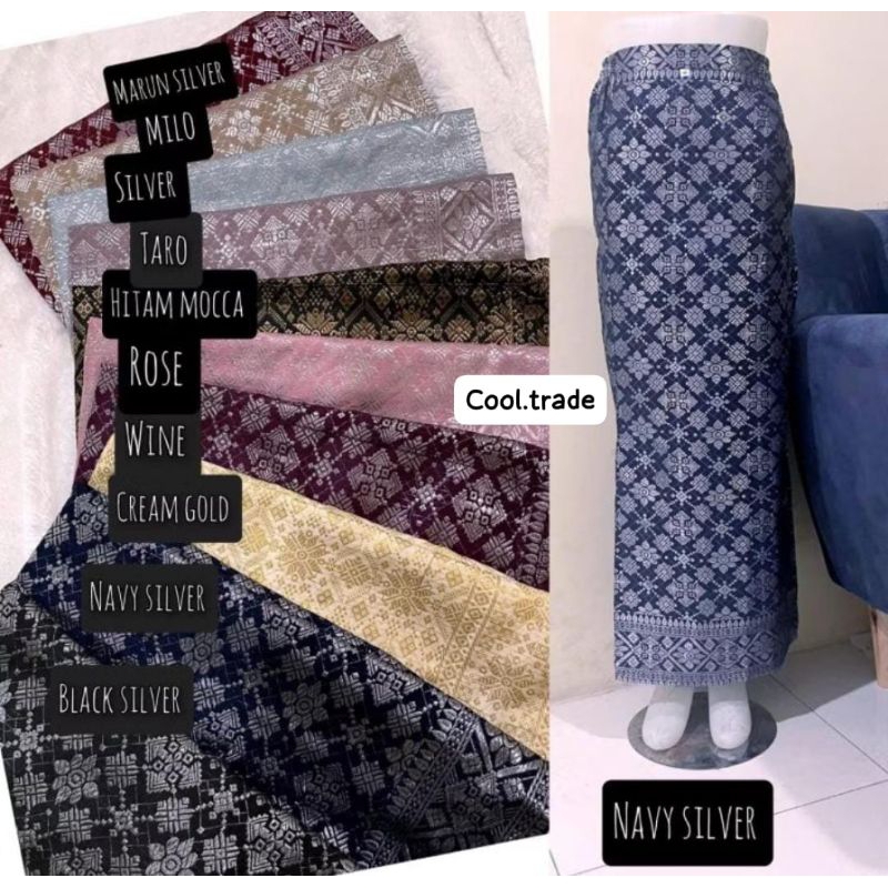 ROK SONGKET SPAN / ROK SPAN / SONGKET JADI / ROK SONGKET JADI / BAWAHAN KEBAYA