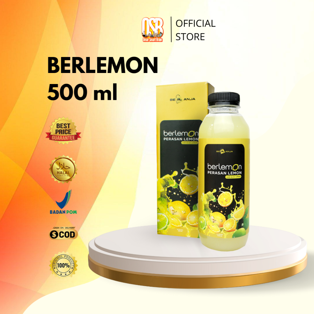 

BerLanja Berlemon 500ml Air Lemon Murni Pure Lemon asli Minuman Diet Herbal Halal BPOM