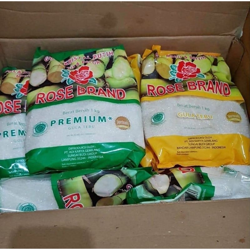 

gula permium rose brand 1 kg