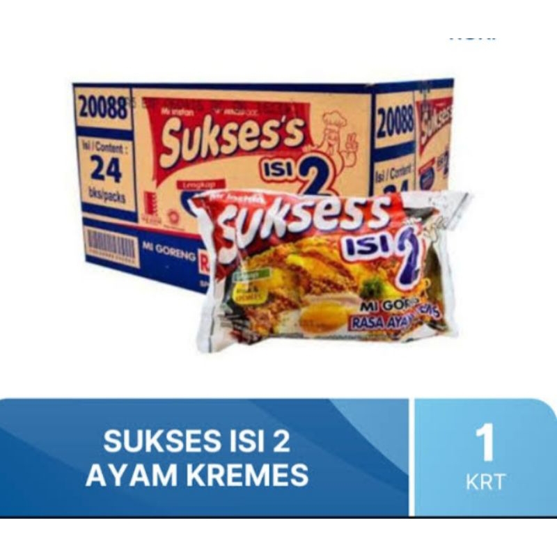 

MIE SUKSES MIE ISI 2 GORENG KARTON ISI 24 BUNGKUS (2karton)