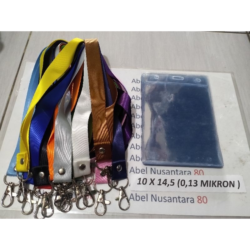 

paket Tali 2cm polos+plastik panitia uk 10 x 14, 5 cm isi paket 10 pcs tebal plastik 0, 13 mikron