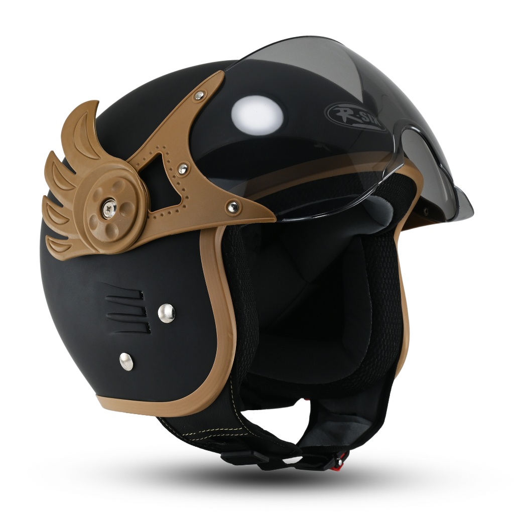 Rsix Helm Guardia Solid Pilot Gundala terbaru Kekinian 2025 SNI Hijab Friendly