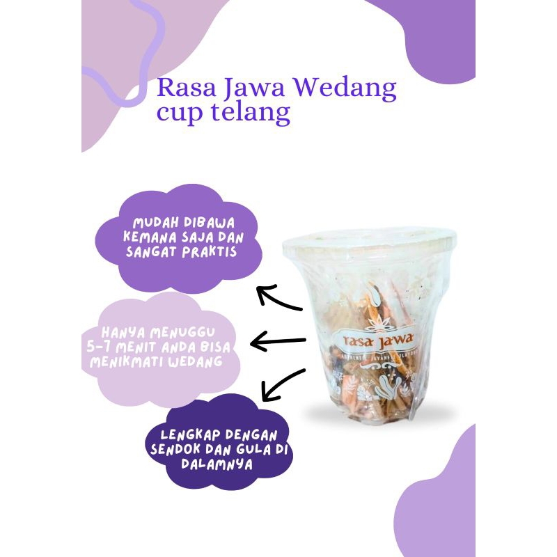

RASA JAWA WEDANG CUP TELANG