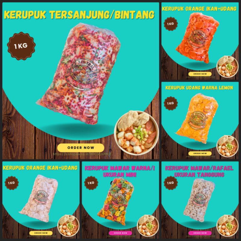 

Kerupuk seblak & toping seblak 1kg free bubllewarp
