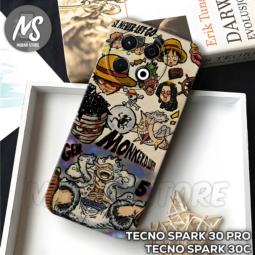 Case Tecno Spark 30 Pro & Tecno Spark 30C | MS5 Motif ANIME | Casing | Kesing | Pelindung HP | Cocok