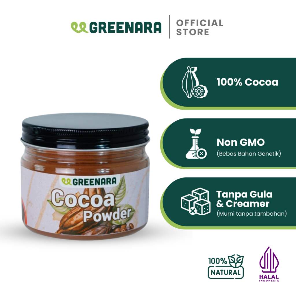 

Greenara Cocoa Powder 150gr / Bubuk Coklat