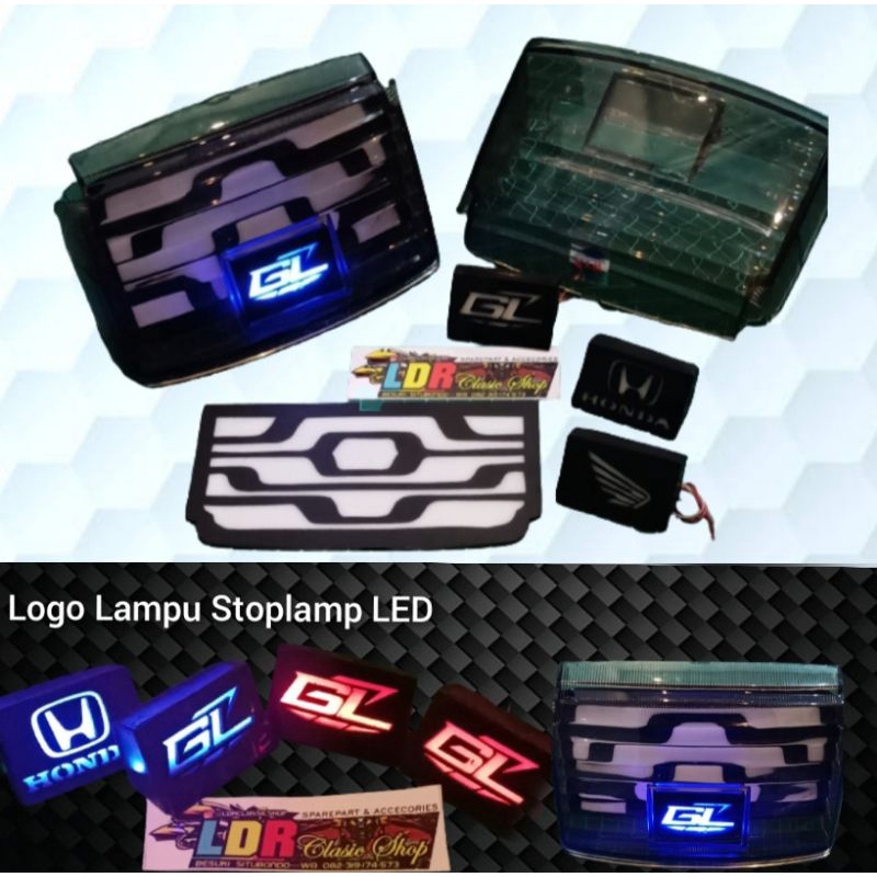 Logo Stoplamp LED GL Max bahan Costum GL