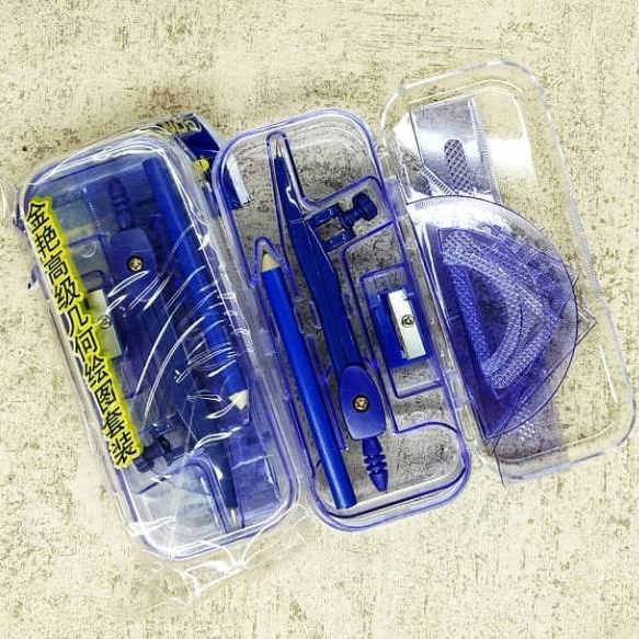 

JANGKA SEKOLAH PENGGARIS MISTAR SET JY-3009 COMPASS SET