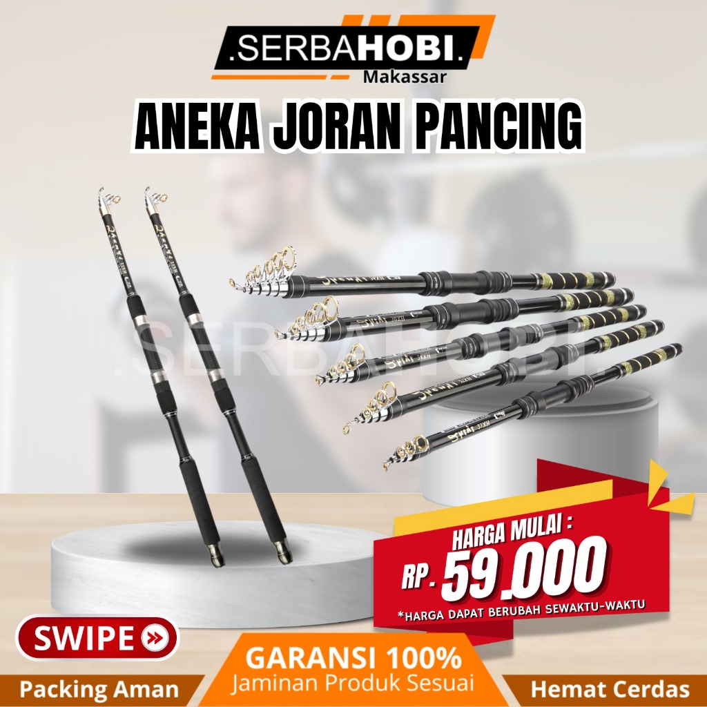 Joran Pancing Kekinian 2.1meter Berkualitas / Joran Pancing Fiberglash 4.5 Meter /  Joran Pancing Ca