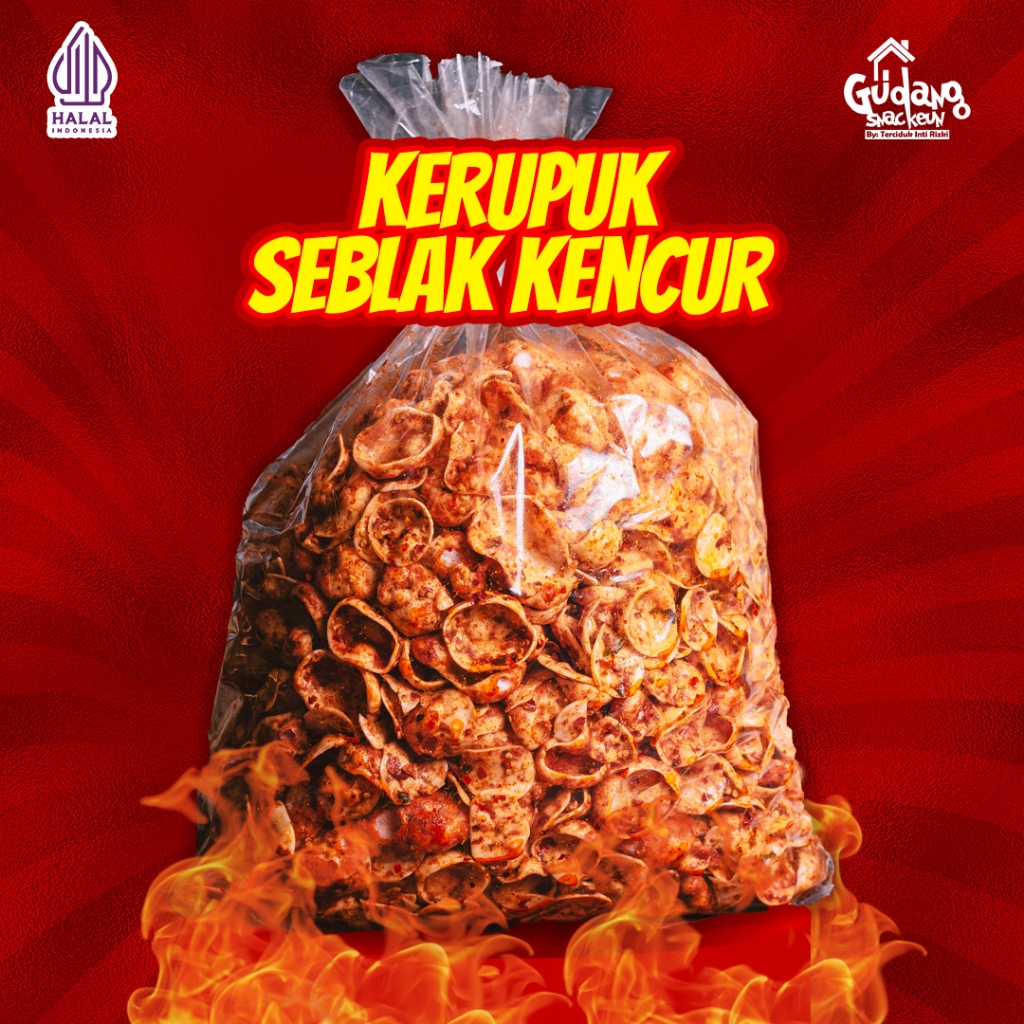 

Seblak Kering Kencur 500G / Kerupuk Seblak Kencur Cikruh Bumbu Melimpah