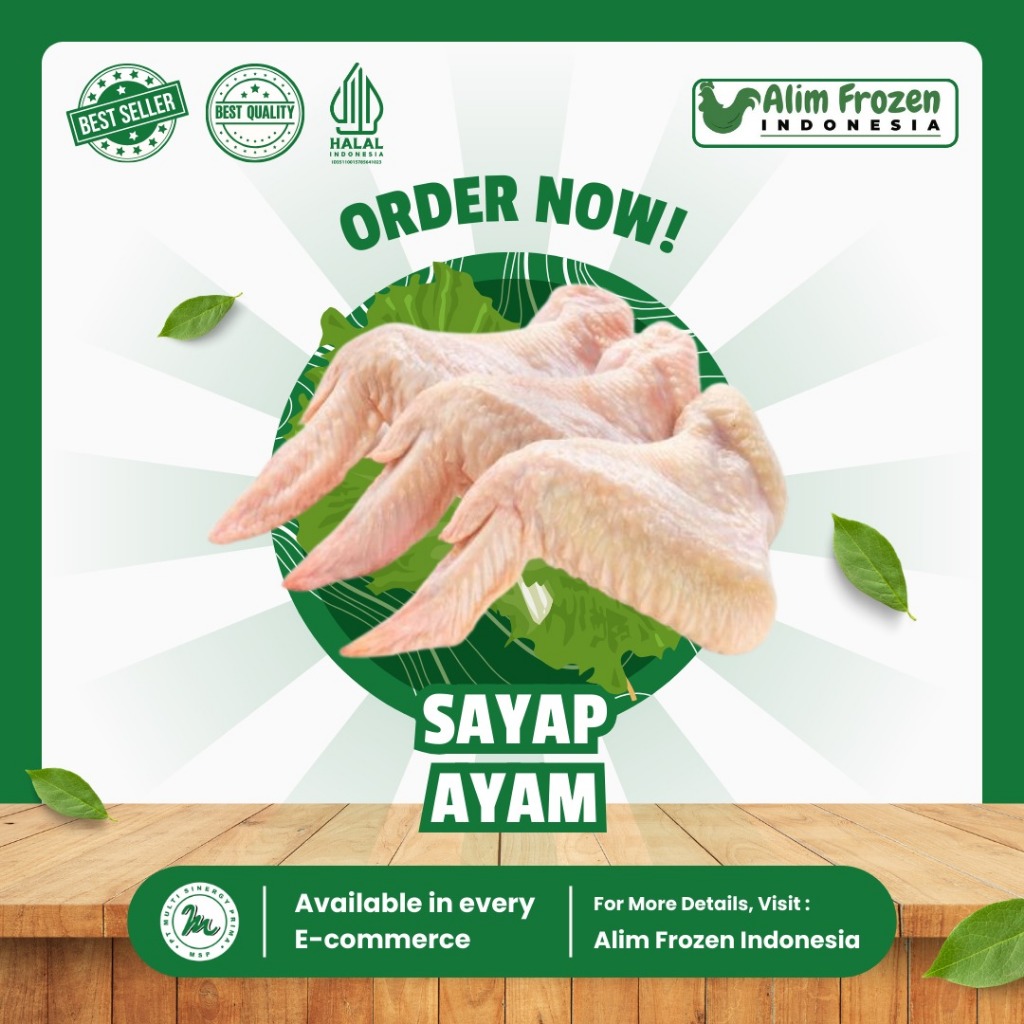 

Sayap Ayam (Chicken Wings) - 1KG