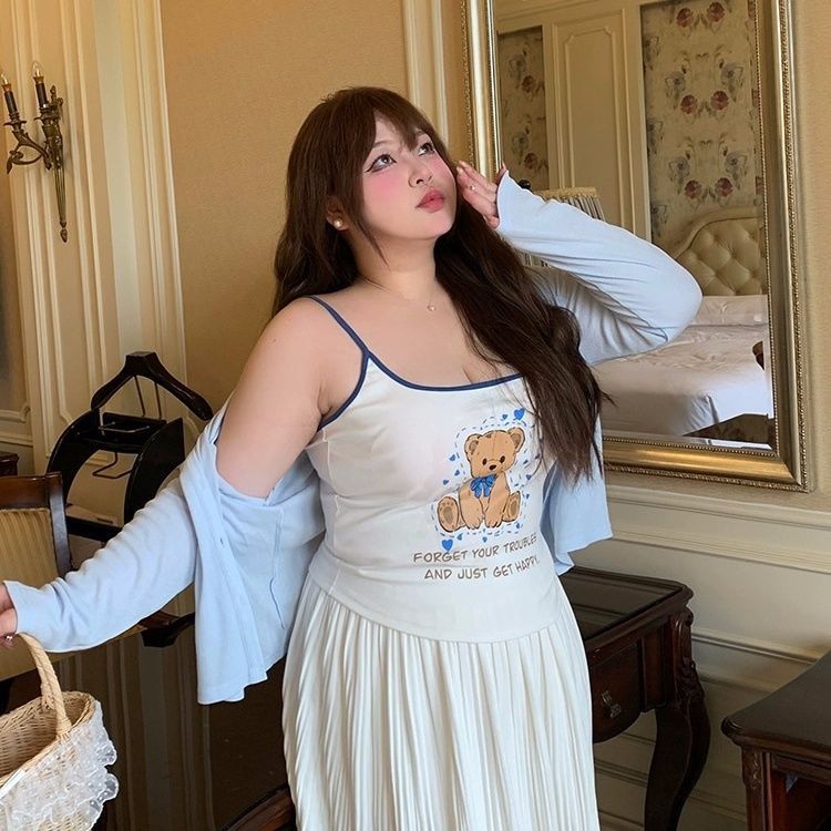 Tank Top Korea Cute Big Size --- Hian Tank Top