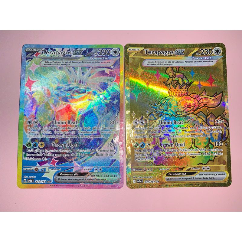 POKEMON CARD ORI OFFICIAL TERAPAGOS SAR UR INDONESIA ID TERASTAL FESTIVAL EX RR BIMBINGAN RASI KARTU
