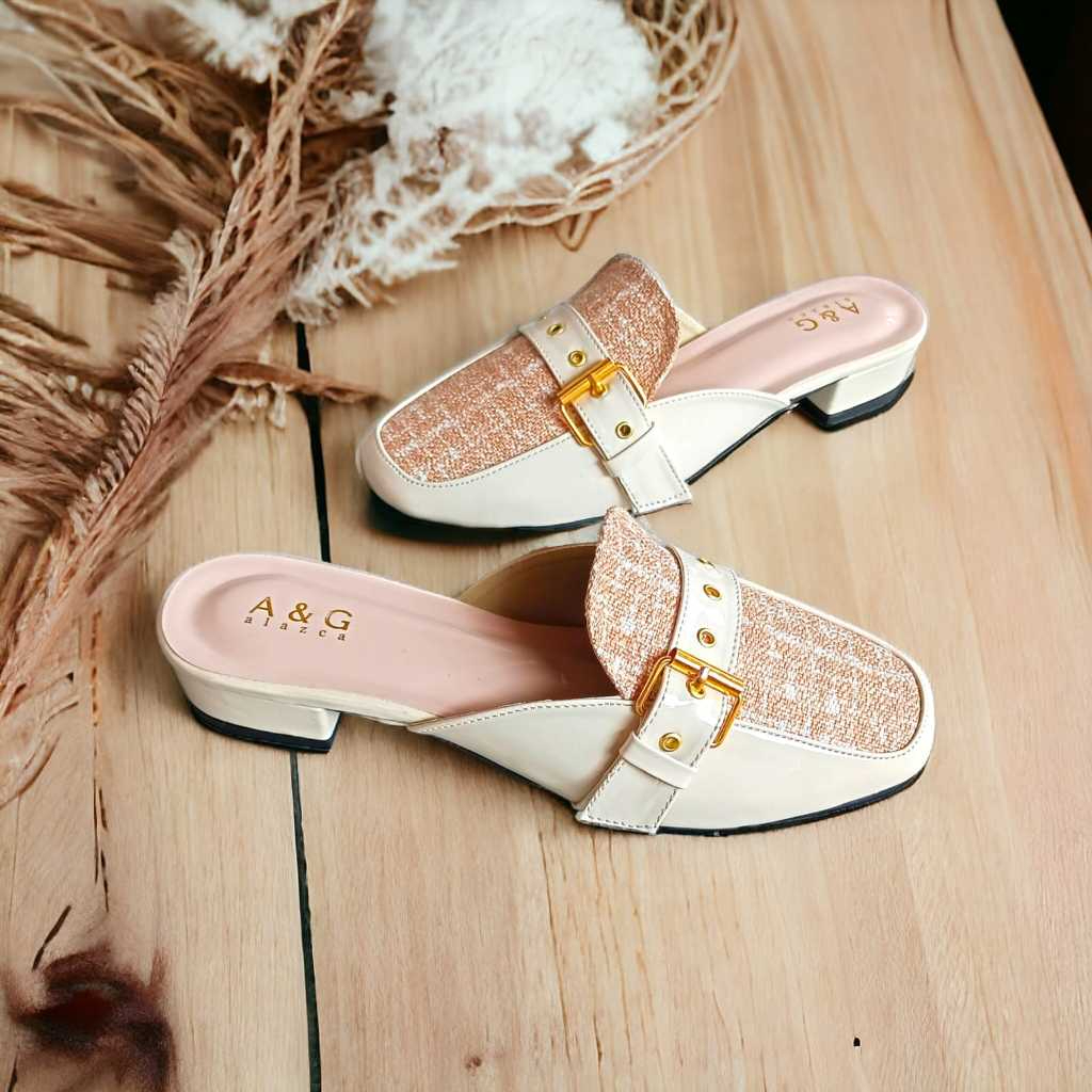 ANDAL SELOP GESPER WANITA HEELS 3CM