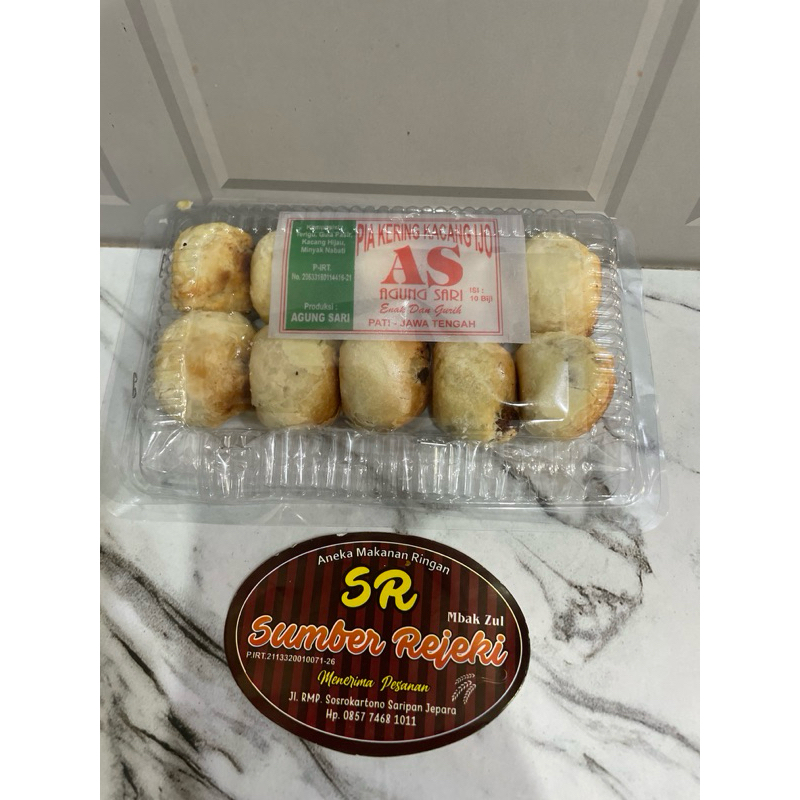 

KUE PIA KERING KACANG IJO ISI 10pcs