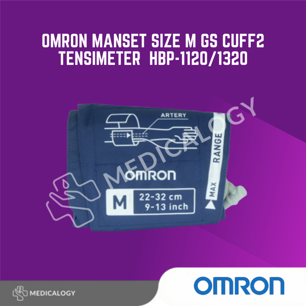Omron Manset Size M GS CUFF2 Tensimeter  HBP-1120/1320