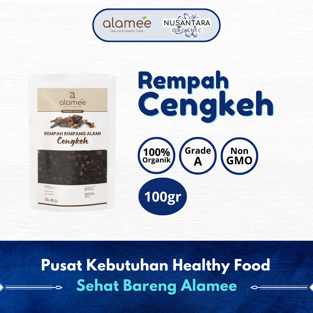 

ALAMEE 100gr Cengkeh Rempah Kering Organik Cloves Rimpang Organik Bumbu Seasoning Masakan Masak