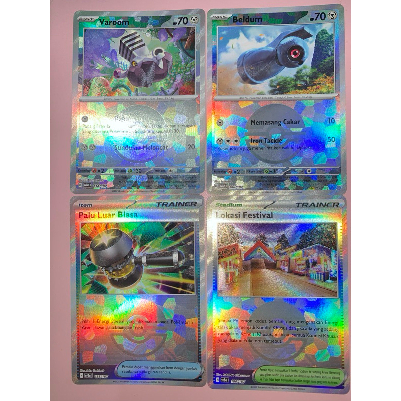 FESTIVAL TERASTAL INDONESIA ID POKEMON TCG TRADING CARD POKE BALL POKEBALL REVERSE HOLO TRAINER BELD