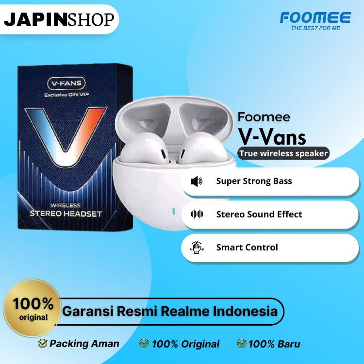 TWS V-FANS Wireless Stereo Headset Earphone