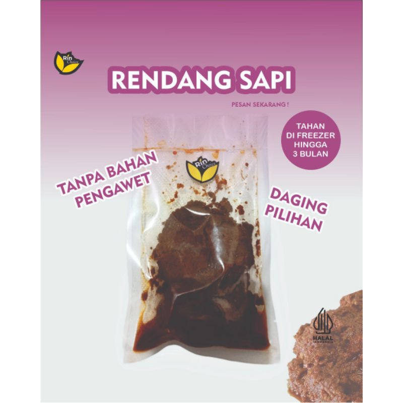 

Rendang Sapi 100gr by Rin Choice