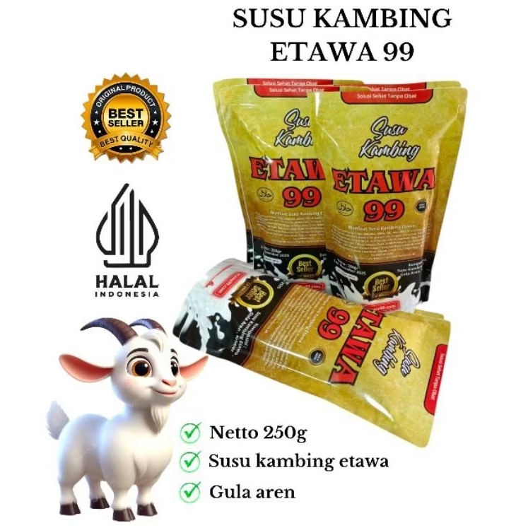 

SUSU KAMBING ETAWA 99 ORIGINAL isi 250g