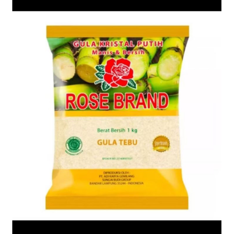 

Gula Pasir 1kg Merk Rose Brand