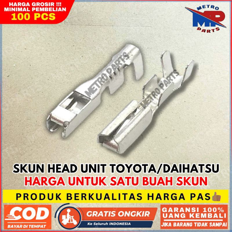 SKUN KABEL SOKET POWER WINDOW HEAD UNIT HU TAPE MOBIL SKUN FEMALE - SKUN SWITCH MASTER POWER WINDOW 