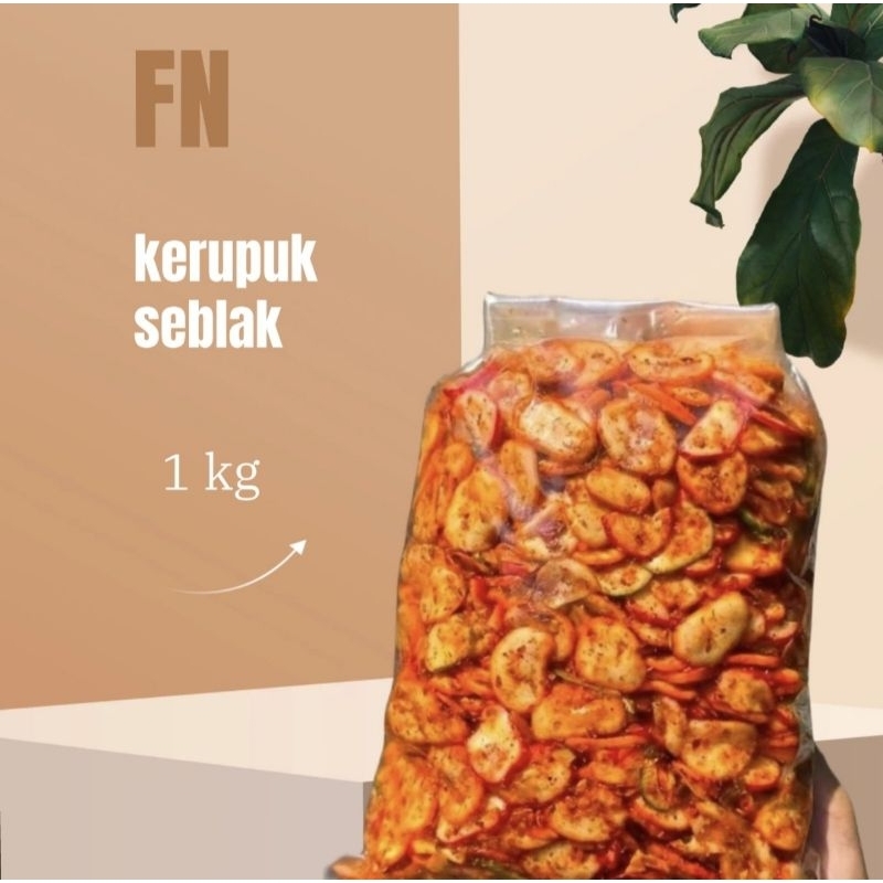 

SNACK CEMILAN VIRAL KERUPUK SEBLAK DAUN JERUK II RENYAH II GURIH II NETTO 1KG