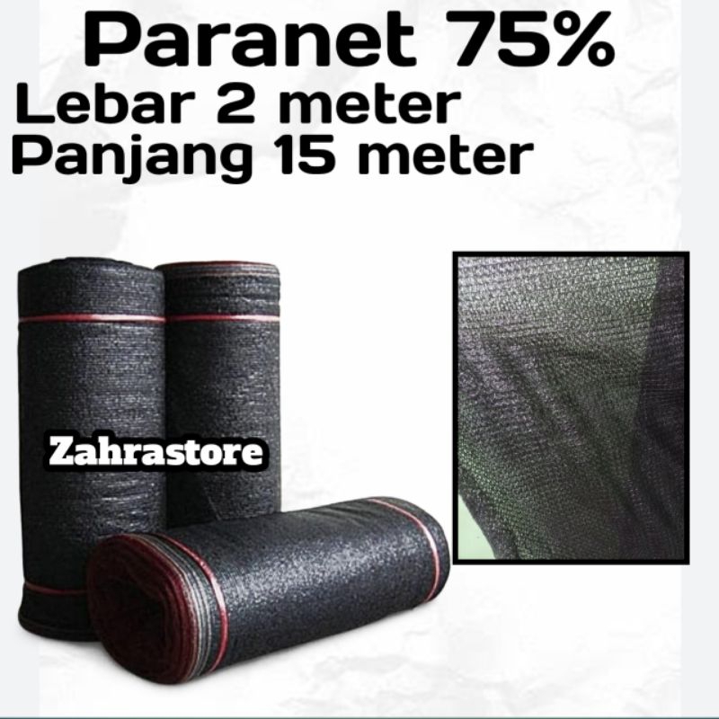 Paranet 75% Lebar 2 meter panjang 15 meter