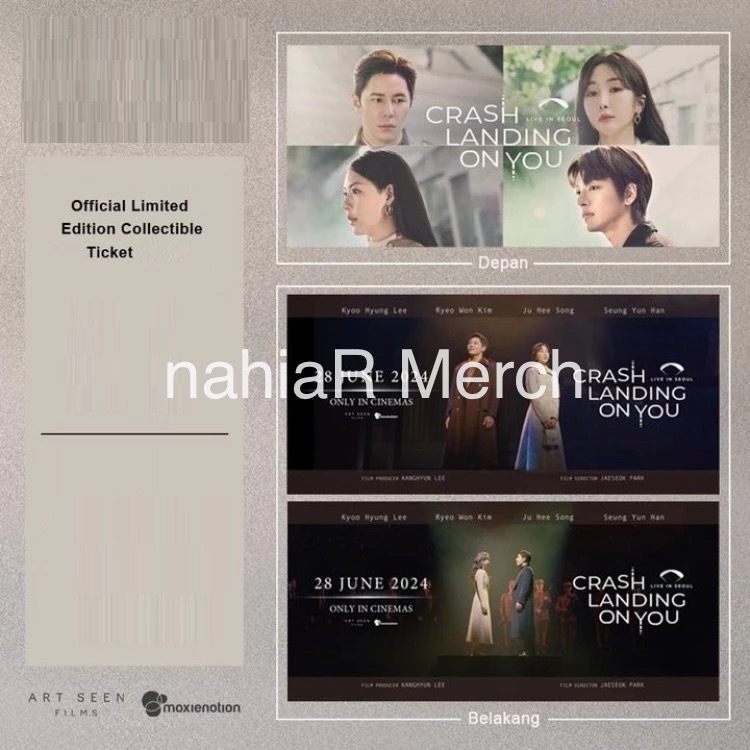 Crash Landing on You: Live in Seoul x Cinepolis Official Collectible Ticket