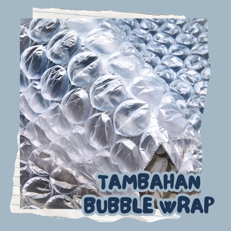 

TAMBAHAN PACKAGING BUBBLE WRAP DAN KARDUS