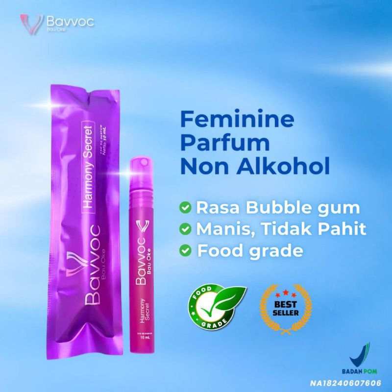 [READY SIAP KIRIM] Parfum Miss V Bavvoc Food Grade Feminine Perfume untuk Area Kewanitaan Bubble Gum