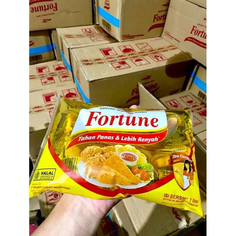 

MINYAK GORENG FORTUNE BANTAL 1 DUS ISI 12 pouch