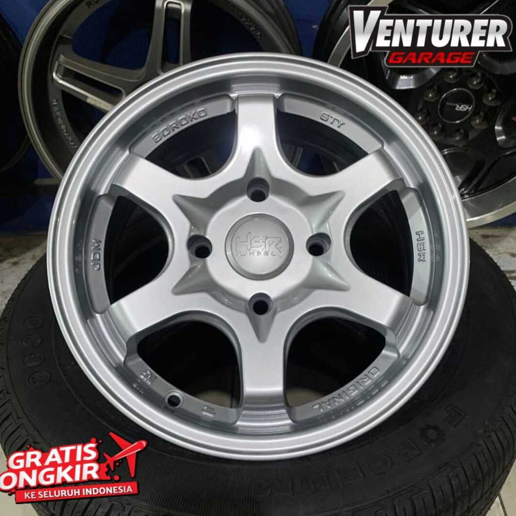 Velg mobil ring 14 brio agya sigra calya pelek r14 hsr wheel