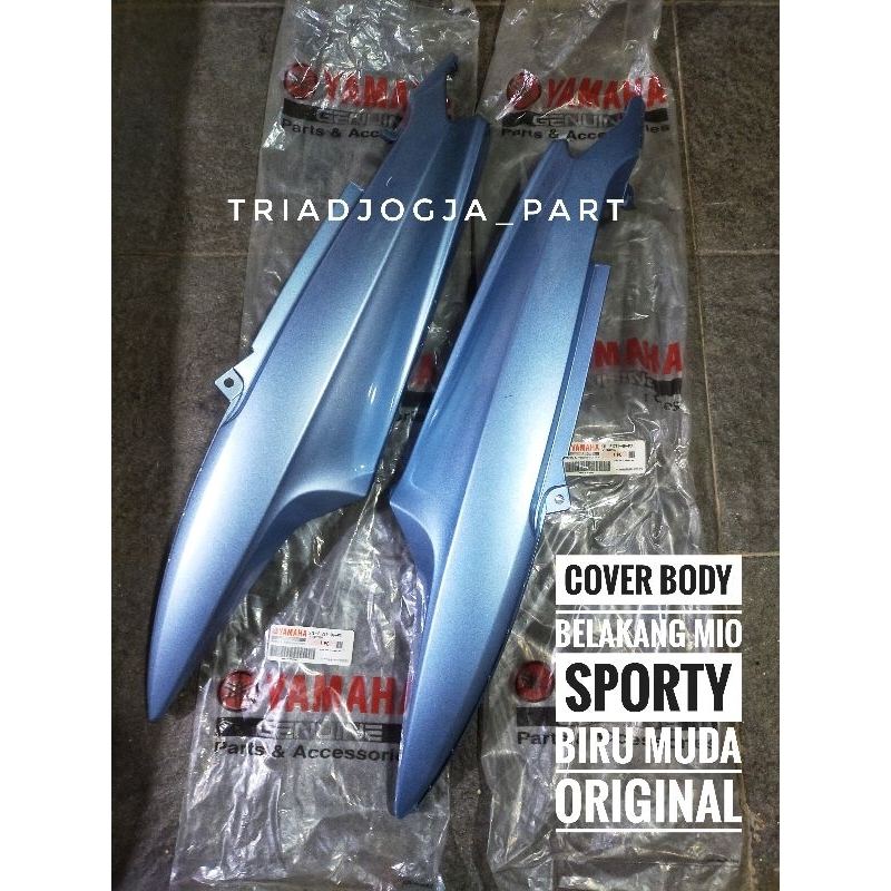 body belakang mio sporty biru muda telur asin kanan kiri original